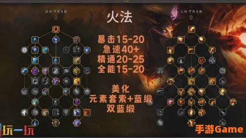 魔兽火法天赋